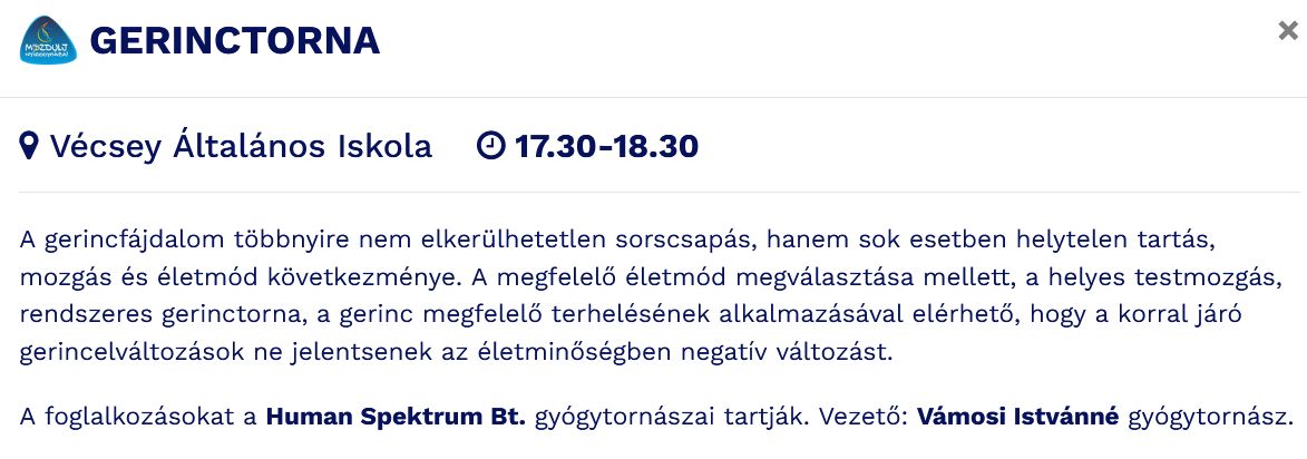 mozdulj nyiregyhaza vecsey 2